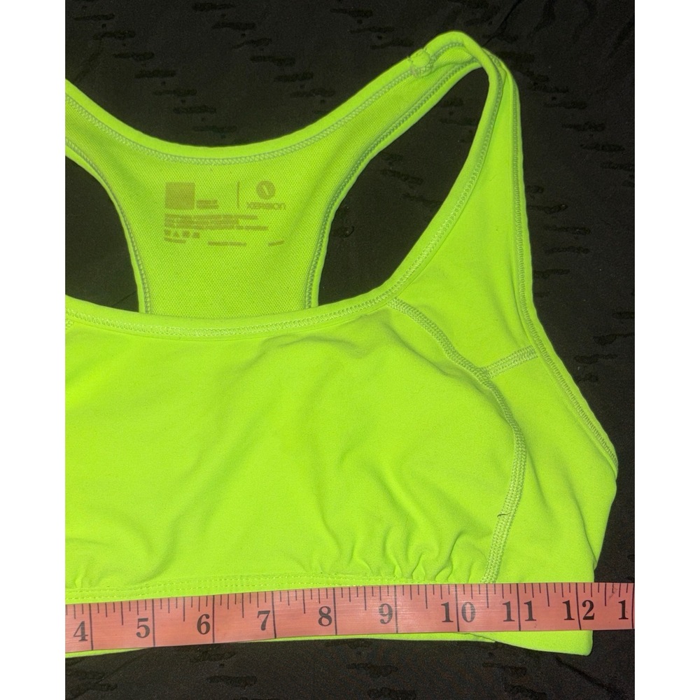 Xersion Neon Green Racerback Sports Bra, Size Large - Picture 5 of 5